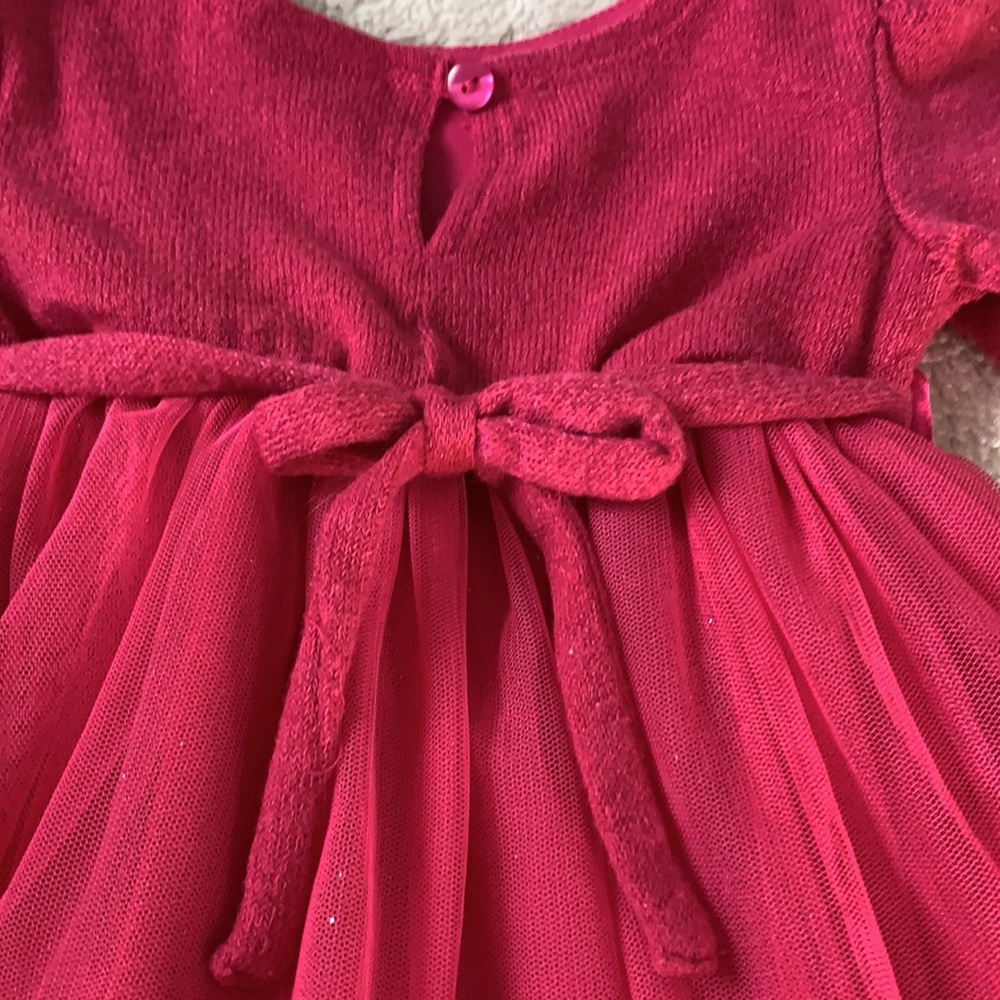Sweet Heart Rose Baby Girl Pink Dress 18 mos Bow - Picture 15 of 17